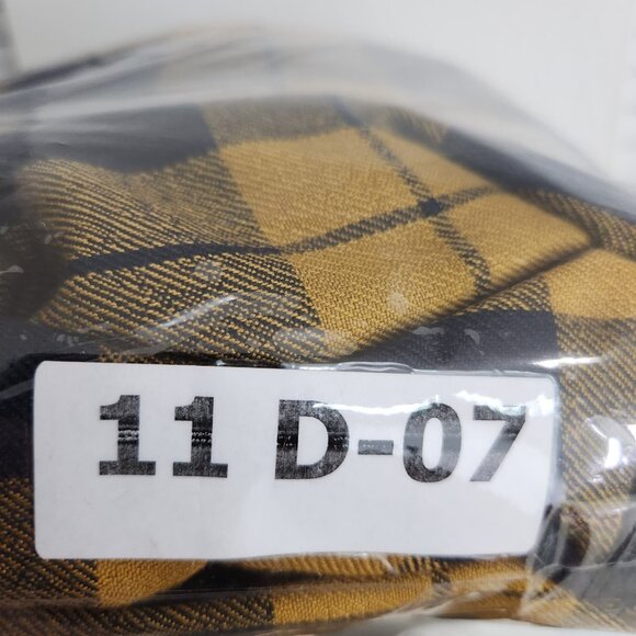 Kasper Vintage Blazer Size 10 Mustard Blue Plaid Dark Academia Jacket - Picture 11 of 11